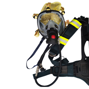 आग से बचाव के लिए दबाव-विनियमित होज और एर्गोनोमिक हार्नेस के साथ 137 एसबीए श्वास तंत्र - Product Image 5