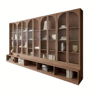 Nuevos muebles de biblioteca Almacenamiento de madera Gabinete para niños Sala de estar Estantería multicapa contemporánea Diseño Librería - Product Image 1
