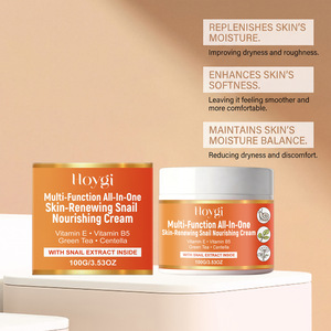 Crema hidratante de caracol que contiene extractos de plantas y esencia de extracto de caracol, cuidado suave, hidratante y de fácil absorción. - Product Image 3