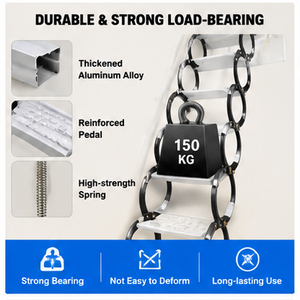 <span class=keywords><strong>Escalier</strong></span> <span class=keywords><strong>de</strong></span> <span class=keywords><strong>grenier</strong></span> télescopique électrique automatique au design moderne en alliage d'aluminium pour usage domestique, à montage sur toit - Product Image 6