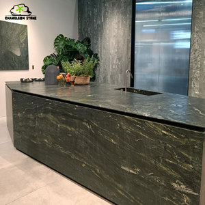 Thiết kế hiện đại <span class=keywords><strong>Engineered</strong></span> Đá Nhân Tạo <span class=keywords><strong>Quartz</strong></span> <span class=keywords><strong>slab</strong></span> bê tông màu xanh trắng đá cẩm thạch cho nhà bếp bàn tấm Tường sàn - Product Image 3