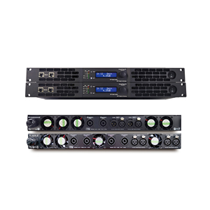 4*650W DSP 1U Class D 오디오 파워 앰프, 넓은 전압 범위 80V-296V 작동, 안정적이고 신뢰성 높은 4채널 스피커 8옴 4옴 메탈 - Product Image 1