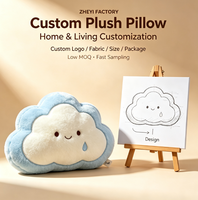 Fabricant de coussins en peluche personnalisés OEM ODM, usine de coussins rembourrés doux, logo personnalisé, taille, emballage