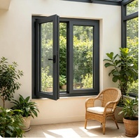 Ventana Abatible de Aluminio con Rendimiento Resistente a la Intemperie