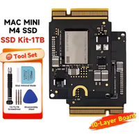 Kit SSD Solid State Drive 10-Layer Mac MINI M4 1TB 2TB untuk Peningkatan Kapasitas, Upgrade Partikel Baru, Memori yang Lebih Baik dengan Kit Perbaikan DIY