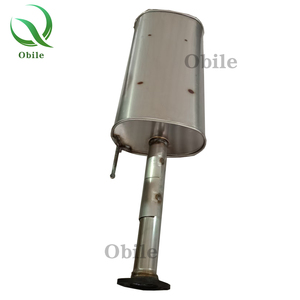 Gran oferta, silenciador de escape medio de acero inoxidable para T oyota 2700, escape silencioso, modelo corto - Product Image 4