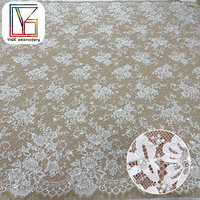 Tissu de luxe en dentelle Chantilly perlée, dentelle cils, tissu à sequins, dentelle florale 3D, tissu perlé pour robes de soirée pour femmes