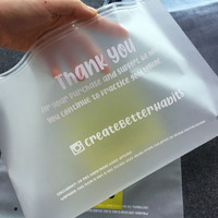 Bolsa Ziplock de plástico esmerilado con deslizador de Pvc impreso para ropa personalizada para paquete