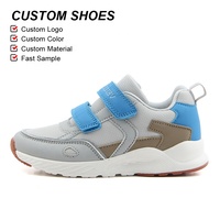 Chaussures de sport pour enfants OLICOM avec logo personnalisé, fermeture auto-agrippante, empeigne en mesh, légères, faciles à nettoyer, pour la course, l'école et la cour de jeux