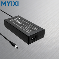Adaptor Daya DC MYIXI 240W 24V 10A/20A 5A AC 100-240V Hitam Desktop untuk Treadmill & Pengering Rambut