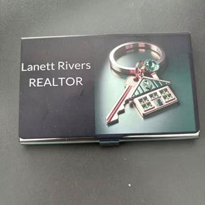 Engraving <b>Holder</b>/Aluminum Name /Sliver Metal Business <b>Id</b> Card Case Custom Promotional Gifts - Product Image 5