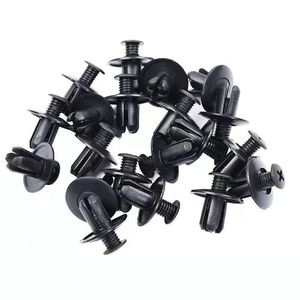 Yilai Auto <b>Parts</b> Plastic Rivet Clips For Car Fender Liner Repair <b>Universal</b> Fasteners 10mm Black - Product Image 1