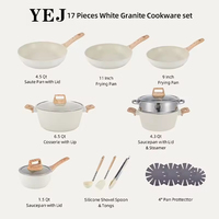 Agent d'achat de produits de cuisine 12 pièces de casseroles et poêles Ensembles de batteries de cuisine détachables en fonte émaillée