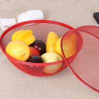 Keukenhulpje van roestvrij staal, multifunctionele draadgaas afgietbak voor het wassen van fruit en groenten, huishoudelijk gebruik