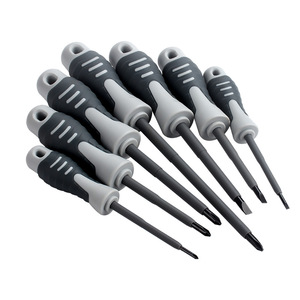 Insulated Magnetic <b>Screwdriver</b> Set Cross Phillips Bit Industrial Grade Anti-Slip Handle Matte Finish Plastic Handle - Product Image 3