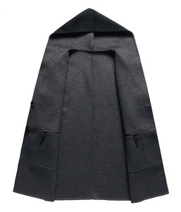 Abrigo <span class=keywords><strong>de</strong></span> lana <span class=keywords><strong>de</strong></span> doble cara con capucha <span class=keywords><strong>de</strong></span> otoño e invierno para hombre, abrigo vaquero <span class=keywords><strong>de</strong></span> doble cara <span class=keywords><strong>de</strong></span> longitud media para hombre, abrigo <span class=keywords><strong>de</strong></span> moda juvenil para hombre - Product Image 5
