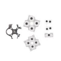 Clavier en silicone de remplacement pour manette PS5 V1 V2 V3, boutons conducteurs, pièces de réparation