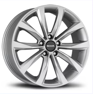 Roues de voiture passager argentées - Product Image 1