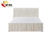 Lit nuage italien, housse souple, technologie sans lavage, tissu, mobilier de chambre à coucher