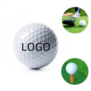 Balle de golf d'entraînement professionnelle personnalisée avec logo lumineux, imperméable, en caoutchouc, imprimée aux UV - Product Image 1