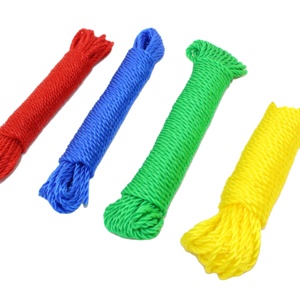 Cuerda Trenzada de Polipropileno de 3 Hilos de Alta Calidad, Cuerda de PE Colorida, Cuerda de Embalaje, Cuerda de PP - Product Image 1