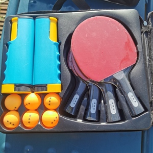 Gỗ chuyên nghiệp bóng bàn vợt ping pong BAT Set 4 Balls & xách tay Net Đào Tạo-xách tay bán buôn mái chèo - Product Image 5
