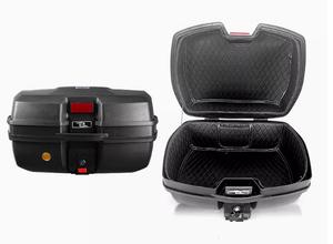 Impermeable 47L Plástico PP Motocicleta Top Box Scooter <span class=keywords><strong>Caja</strong></span> <span class=keywords><strong>de</strong></span> carga <span class=keywords><strong>para</strong></span> la entrega <span class=keywords><strong>de</strong></span> cajas <span class=keywords><strong>de</strong></span> cola - Product Image 3