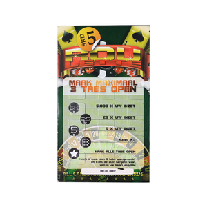 Patrones de 1 Ventana de alta definición <span class=keywords><strong>Entradas</strong></span> abiertas Impresión digital Win Pull Tab Tarjetas para sorteos de lotería Bingo Pull Tab Ticket - Product Image 4