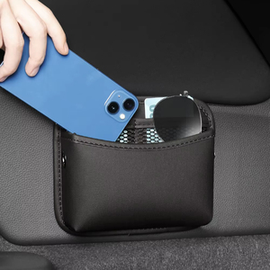 Organizador de asiento de coche de piel sintética multifunción personalizado al por mayor bolsa de bolsillo lateral universal para coche - Product Image 2