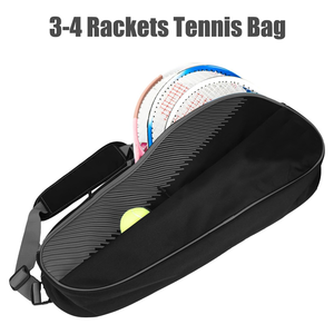 Borsa da Tennis per 3-4 Racchette, Sacca Sportiva Organizer per Attrezzatura da Tennis - Product Image 2