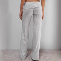 Nouvelle collection Automne/Hiver 2026 : Ensemble décontracté chic pour femme – Sweat sans manches à col en V en mélange de coton avec sequins ailes d'ange et pantalon assorti, polyvalent et élégant