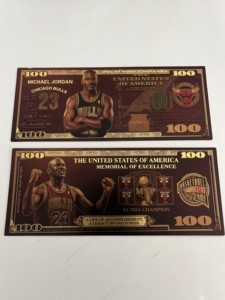 Billete Conmemorativo de la NBA con Lámina Dorada, Colección de Billetes, para Regalo o Decoración - Product Image 3
