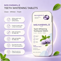 Comprimés blanchissants pour les dents Purple Teeth Whitening Tablets 2026, nouveaux comprimés professionnels pour la restauration dentaire, sans alcool ni peroxyde, saveur menthe fraîche
