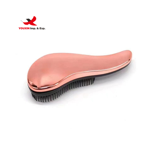Mixed Procurement Low Price Gradient Travel Wet and Dry Detangle Hair Brush Glossy Detangling <b>Hairbrush</b> Custom logo - Product Image 3