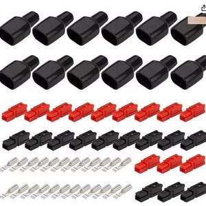 Quick Disconnect Power <b>Terminal</b> Connector 30A Red Black Fast <b>Battery</b> Modular Supply Connectors Male Female Pair - Product Image 1
