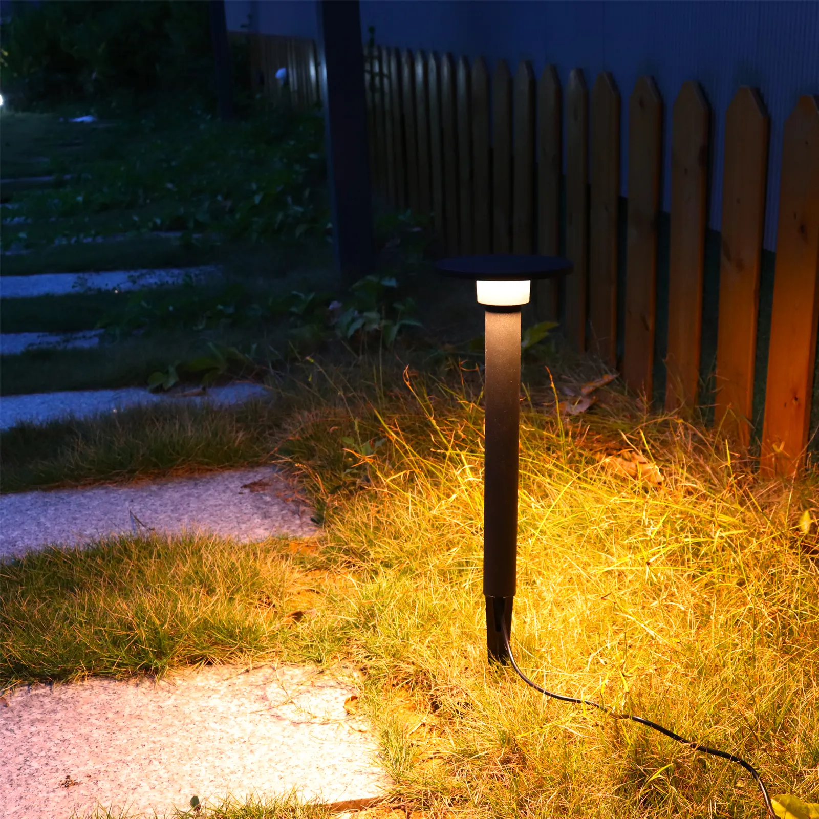 Lámpara LED de aluminio para césped, farola de 6W, para paisaje, calle, jardín