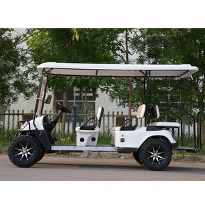 Prix de gros Batterie au lithium Voiturette de golf 4 roues, 4 + 2 sièges Véhicule électrique Voiturette de golf - Product Image 5