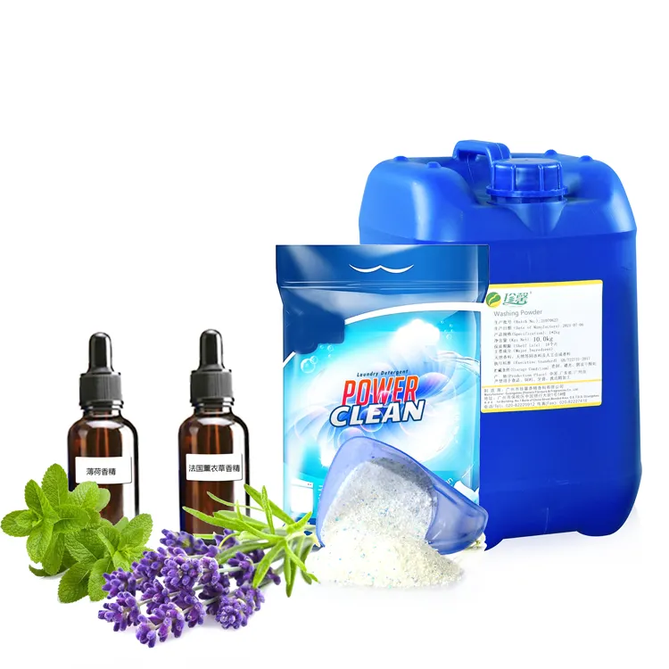 Detergente francés de lavanda menta, fragancia de jabón, aceite para detergente en polvo, jabón líquido