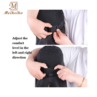Bandes élastiques réglables pour perruques 2.8/3/3.5cm A Style Nylon noir faisant des casquettes de perruque filet à cheveux filet à dentelle couture fabrication de perruques en caoutchouc