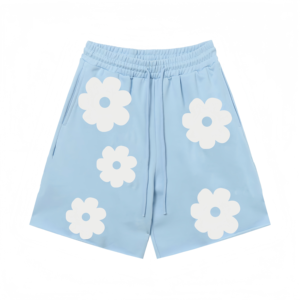 Nuovi <span class=keywords><strong>Pantaloncini</strong></span> da Uomo Pesanti con Stampa Puff, 100% Cotone, Casual <span class=keywords><strong>Streetwear</strong></span>, Chiusura con Elastico in Vita Media, Hot Shorts - Product Image 2