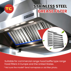 <span class=keywords><strong>Filtre</strong></span> à graisse pour <span class=keywords><strong>hotte</strong></span> de cuisine de taille personnalisée 20 x 20 pouces, en acier inoxydable 201, pour <span class=keywords><strong>hotte</strong></span> de cuisine commerciale - Product Image 4