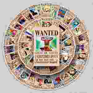 100 Pçs/set 0ne Peça Rewar Desenhos Animados Bonito Graffiti Adesivos Mala Laptop Guitarra Skate Decoração Personalizada Adesivos - Product Image 2