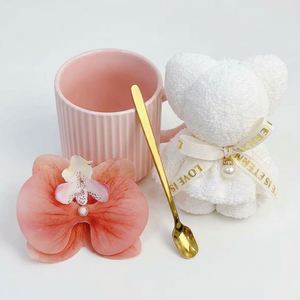 Wholesale Wedding Favor <b>Gift</b> Set Ceramic Mug Spoon Towel Bear Luxury Box for Bridesmaid Guest Souvenir Custom Thank You <b>Gift</b> Set - Product Image 5