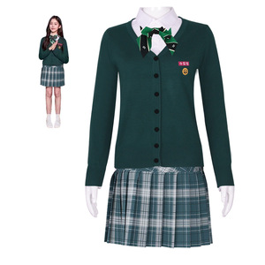 Conjunto de disfraz de cosplay de uniforme escolar All Of Us Are Dead para hombres y mujeres, ropa de escenario, tela de poliéster - Product Image 2