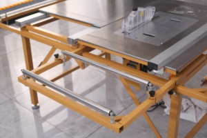 Scie à table coulissante pliable de qualité commerciale |   Fabrication directe d'usine, découpe de haute précision pour la <span class=keywords><strong>menuiserie</strong></span> - Product Image 4