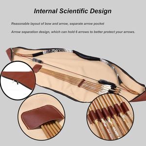 Échantillon gratuit : Sac de transport pour arcs de chasse traditionnels, recurves et droits, sac à flèches, équipement portable pour sports de plein air - Product Image 2