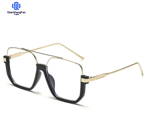 QSF Nouvelles Lunettes de <span class=keywords><strong>Soleil</strong></span> Tendance Édition Coréenne Monture Large Visage Rond Célébrité Internet Anti-UV 90231 - Product Image 4