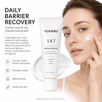 Soins quotidiens de la peau, crème hydratante pour le visage vegan, céramide, hydratation intense, réparation de la barrière cutanée, crème pour le visage 147