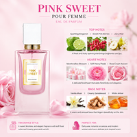 Парфюмерная вода Pink Sweet Pour Femme 60 мл, стойкий цветочно-фруктовый аромат для женщин, в роскошной подарочной упаковке, OEM-производство под собственной торговой маркой