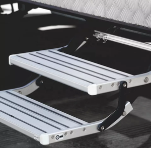 Escalón de entrada eléctrico para <span class=keywords><strong>autocaravana</strong></span>, escalones plegables de doble capa de aleación de aluminio - Product Image 2